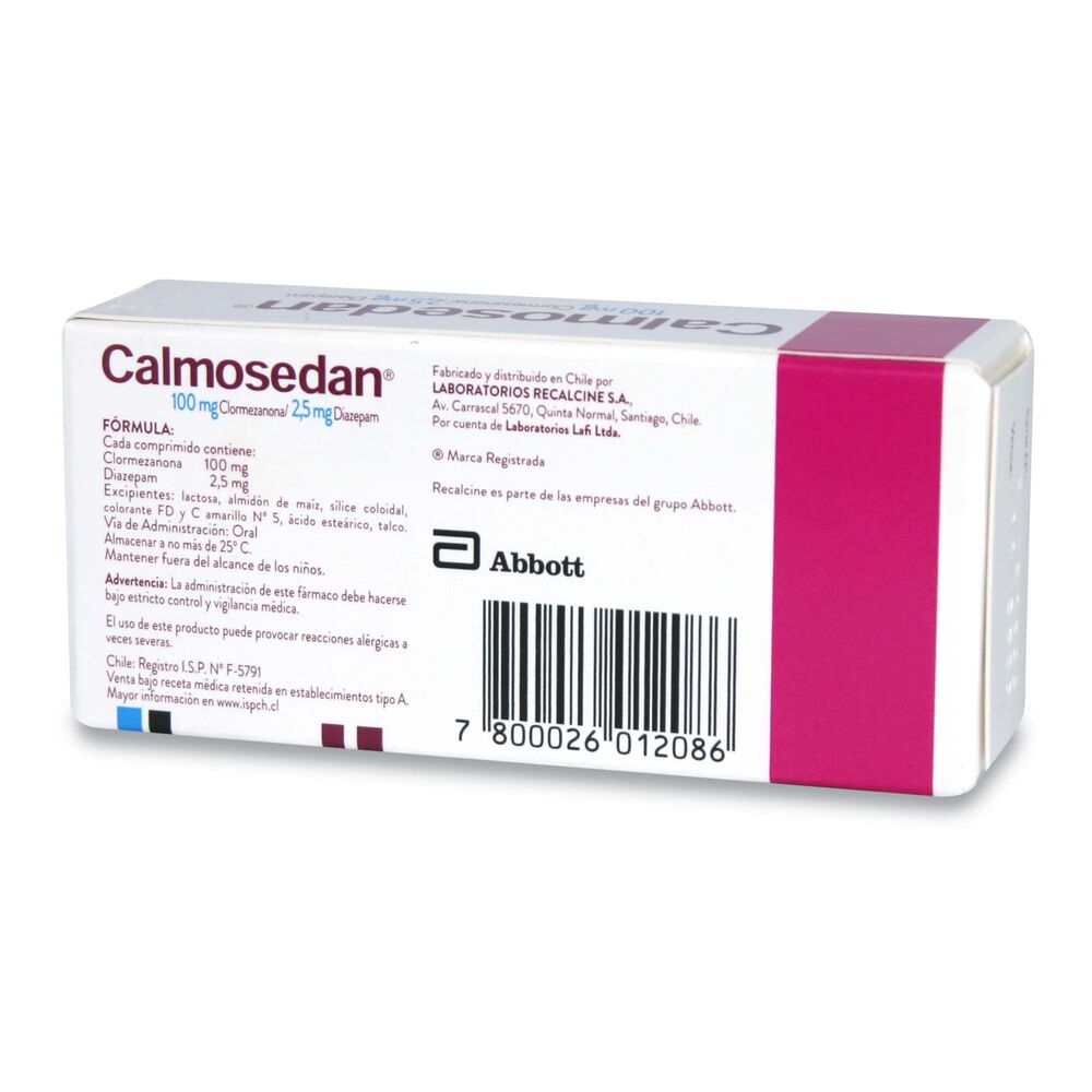 Calmosedan-Clormezanona-2,5-mg-30-Comprimidos-imagen-2