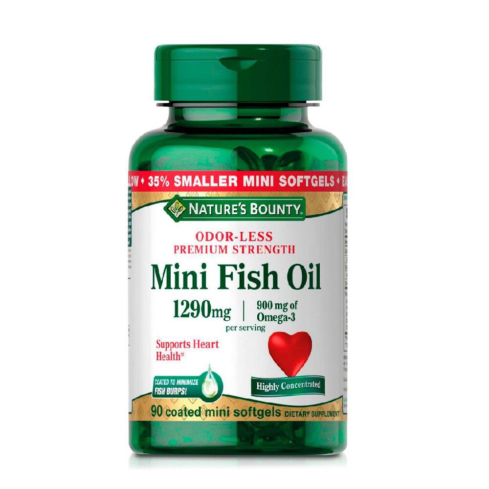 Fish-Oil-Mini-1290-mg-90-Cápsulas-imagen