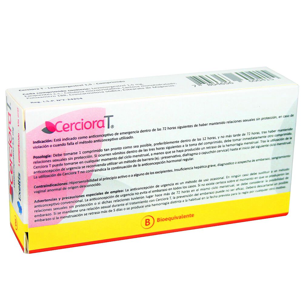 Cerciora-T-Levonorgestrel-1,5-mg-1-Comprimido-imagen-2