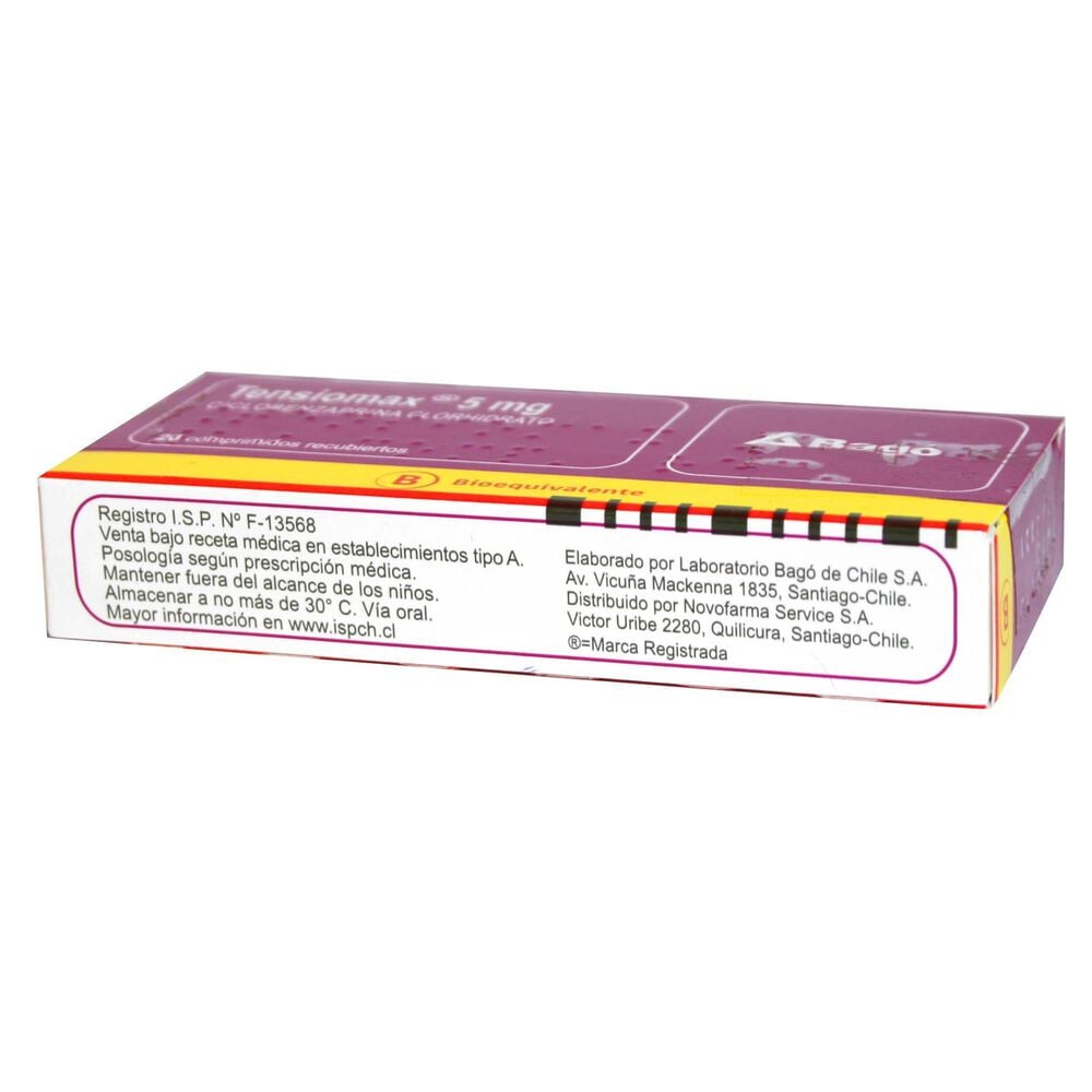 Tensiomax-Ciclobenzaprina-5-mg-20-Comprimidos-Recubierto-imagen-2