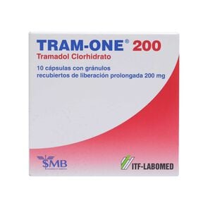Tram-One-Tramadol-Clorhidrato-200-mg-10-Cápsulas-imagen
