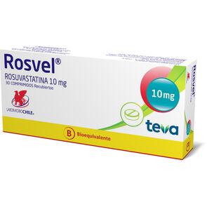 Rosvel-10-Rosuvastatina-10-mg-30-Comprimidos-Recubiertos-imagen