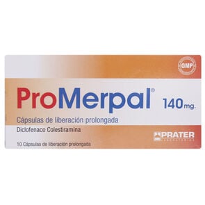 Promerpal-Diclofenaco-Colestiramina-140-mg-10-Cápsulas-imagen