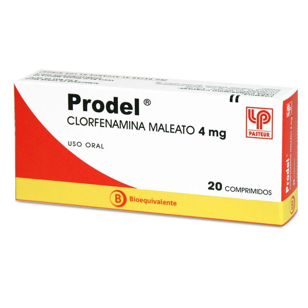 Prodel-Clorfenamina-Maleato-4-mg-20-Comprimidos-imagen-1