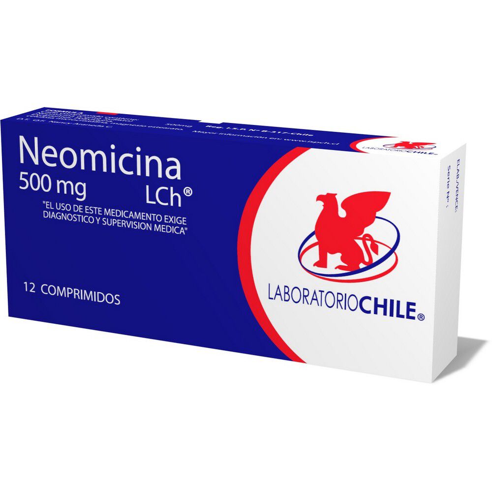 Neomicina-500-mg-12-Comprimidos-imagen