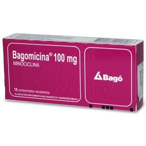Bagomicina-Minociclina-100-mg-15-Comprimidos-Recubierto-imagen