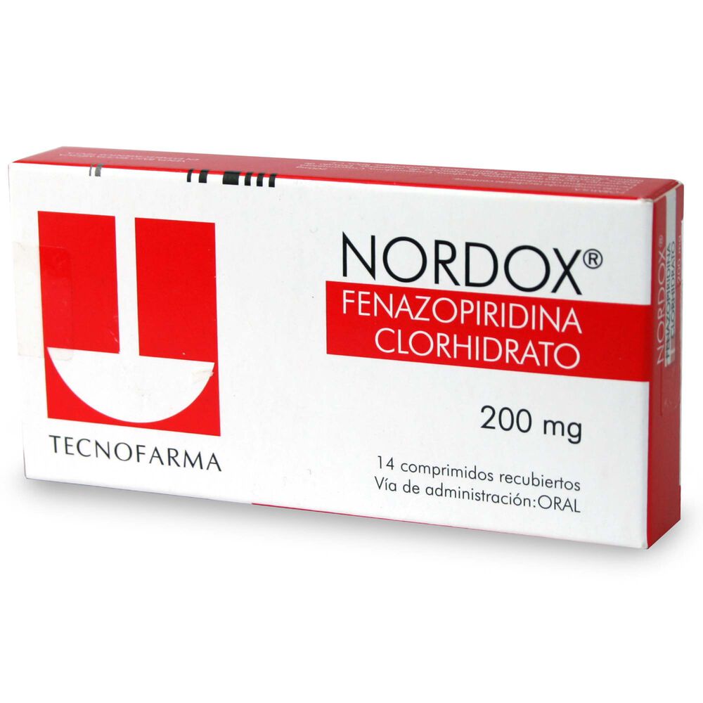Nordox-Fenilazodiaminopiridina-200-mg-14-Comprimidos-imagen-1