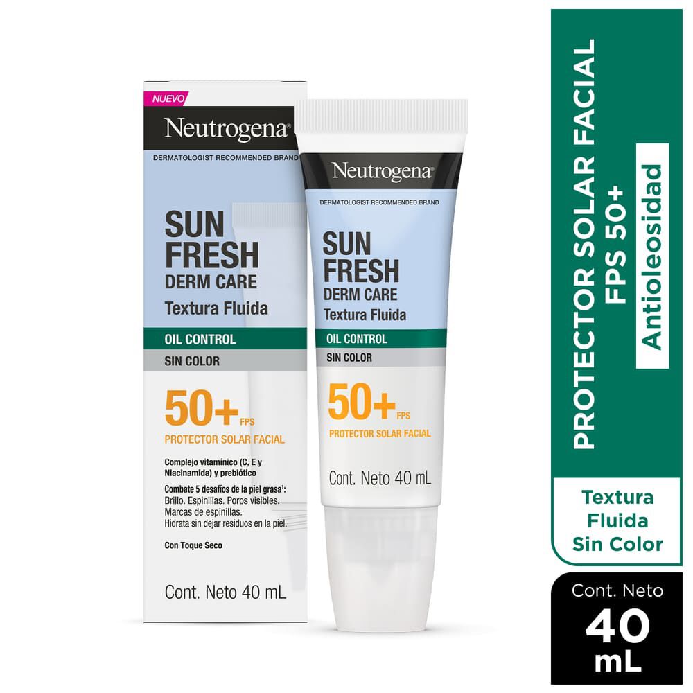Protector-Solar-Facial-Neutrogena-Sun-Fresh-Oil-Control-Fluido-Sin-Color-FPS-50+-40-mL-imagen-1