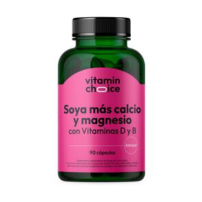 Soya+Calcio+Magnesio-Con-Vitamina-D-Y-B-90-Cápsulas-imagen