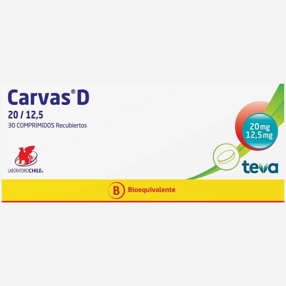 Carvas-D-20/12,5-30-Comprimidos-Recubiertos-imagen-1