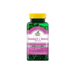 Vitamin-Choice-Vitamina-E+Selenio-90-Cápsulas-Blandas-imagen
