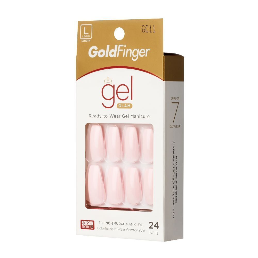 Goldfinger-Uñas-Postizas-Gel-Glam-Pale-Pink-Largo-X24-imagen-1