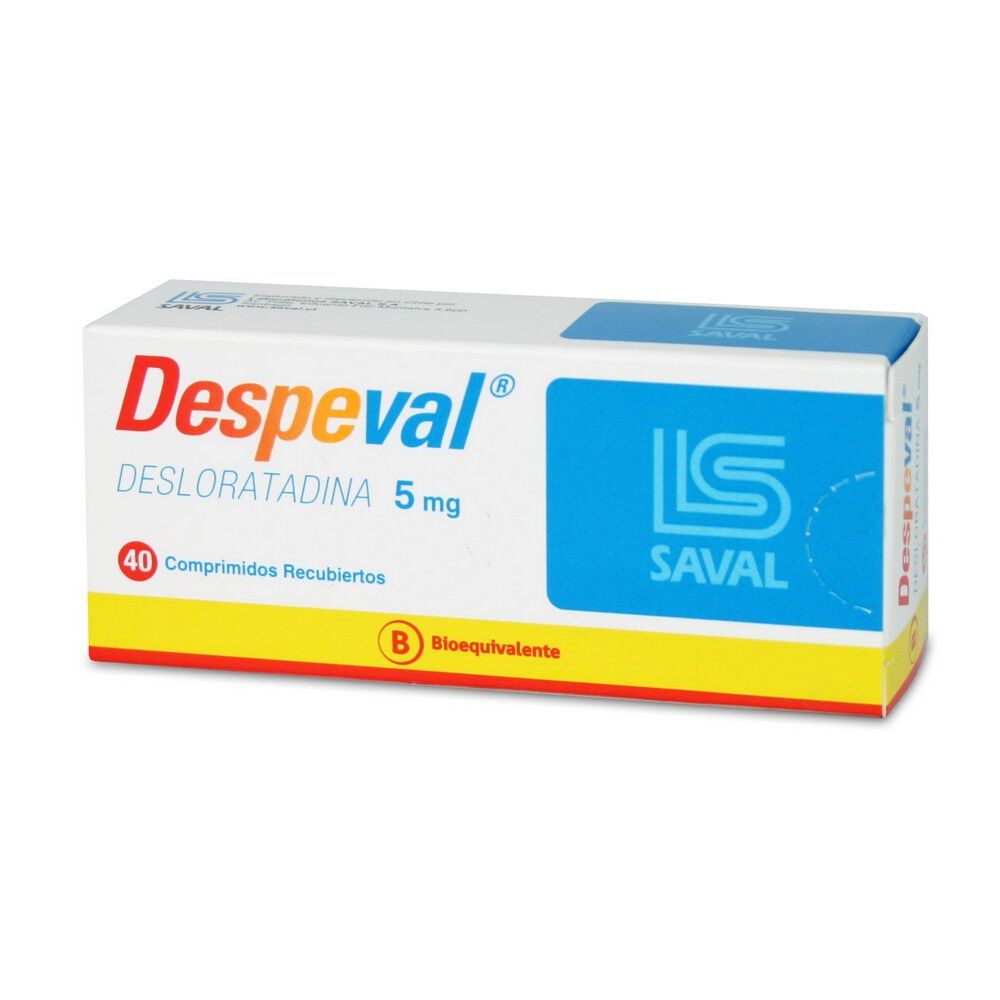 Despeval-Desloratadina-5-mg-40-Comprimidos-Recubiertos-imagen-1