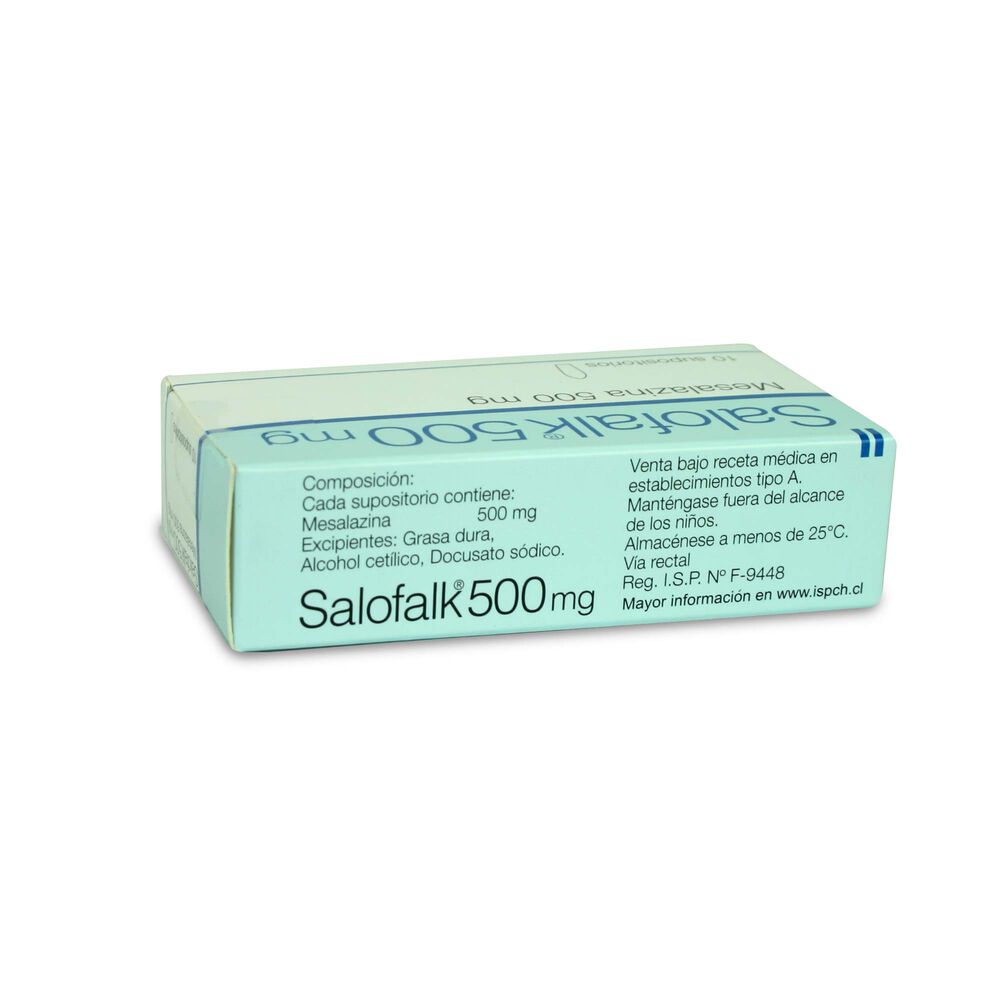 Salofalk-Mesalazina-500-mg-10-Supositorios-imagen-2