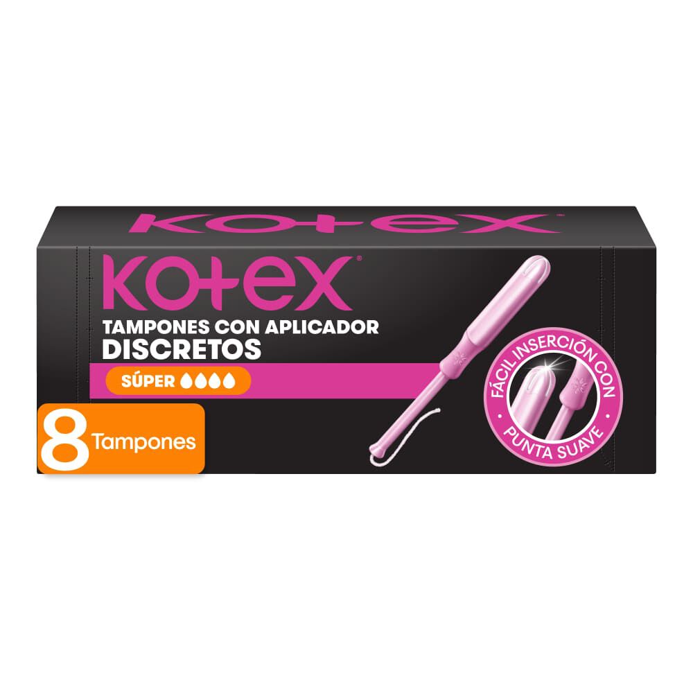 Tampones-Kotex--Super-Aplicador-8U-imagen-1