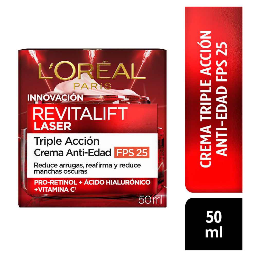 Crema-D&iacute;a-Revitalift-Laser-FPS25-Anti-Edad,-50-ml-imagen-1
