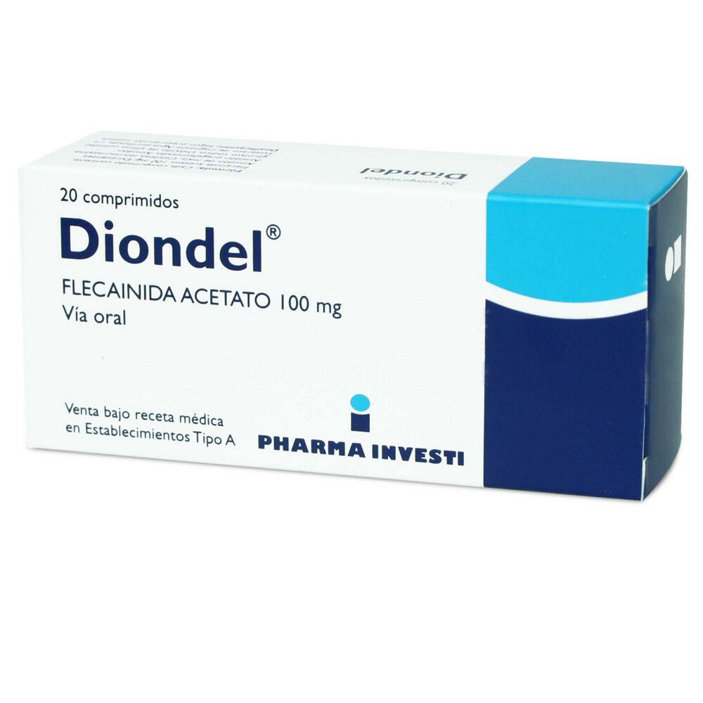 Diondel-Flecainida-Acetato-100-mg-20-Comprimidos-imagen-1