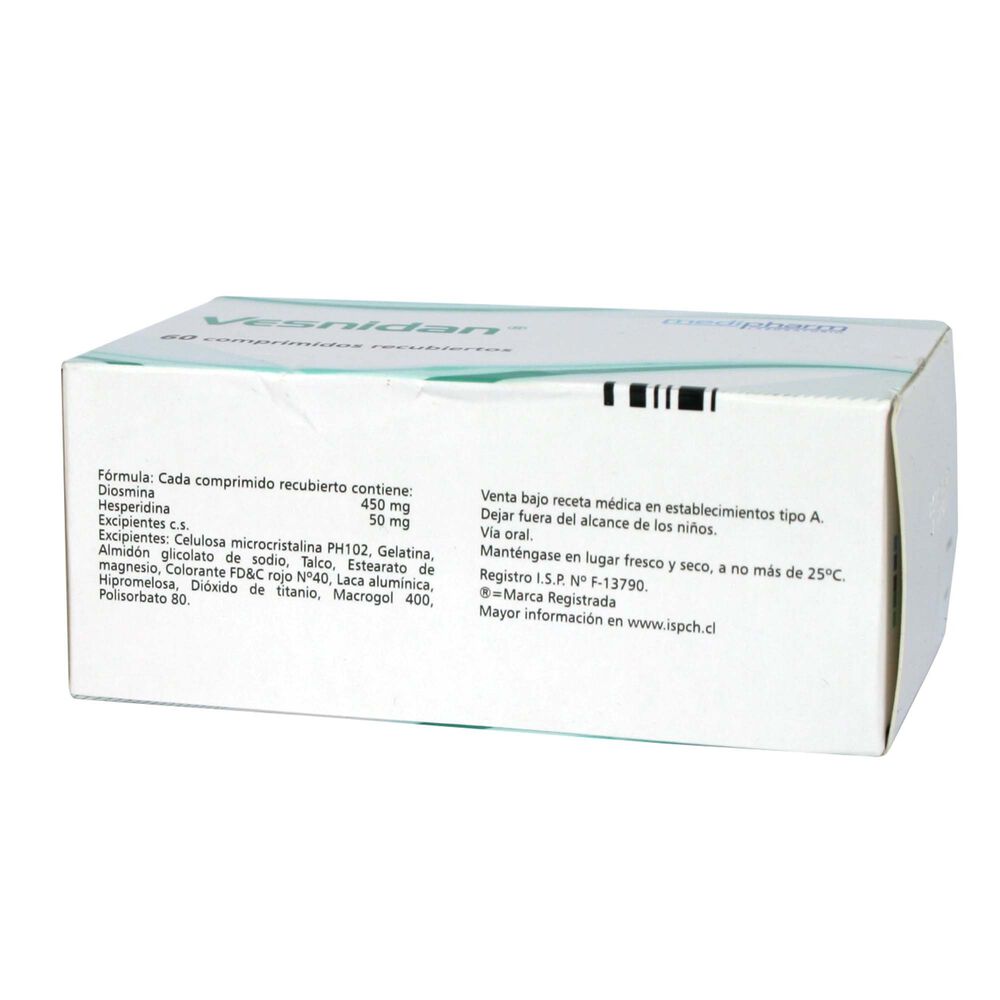 Vesnidan-Diosmina-450-mg-60-Comprimidos-Recubierto-imagen-3