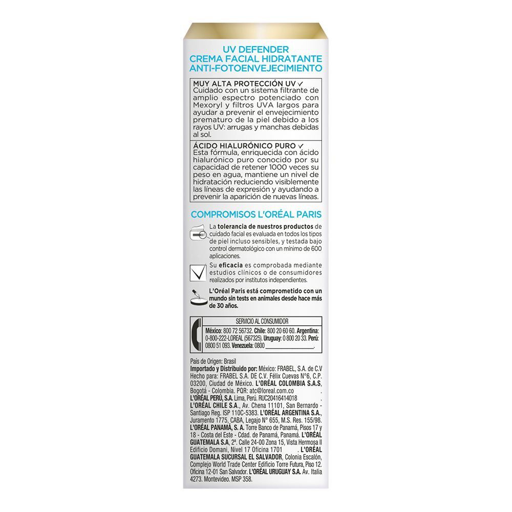 Uv-Defender-Crema-Facial-Anti-Fotoenvejecimiento-Fps50-+-Ácido-Hialurónico-Hidratación-Intensa-40-grs-imagen-4