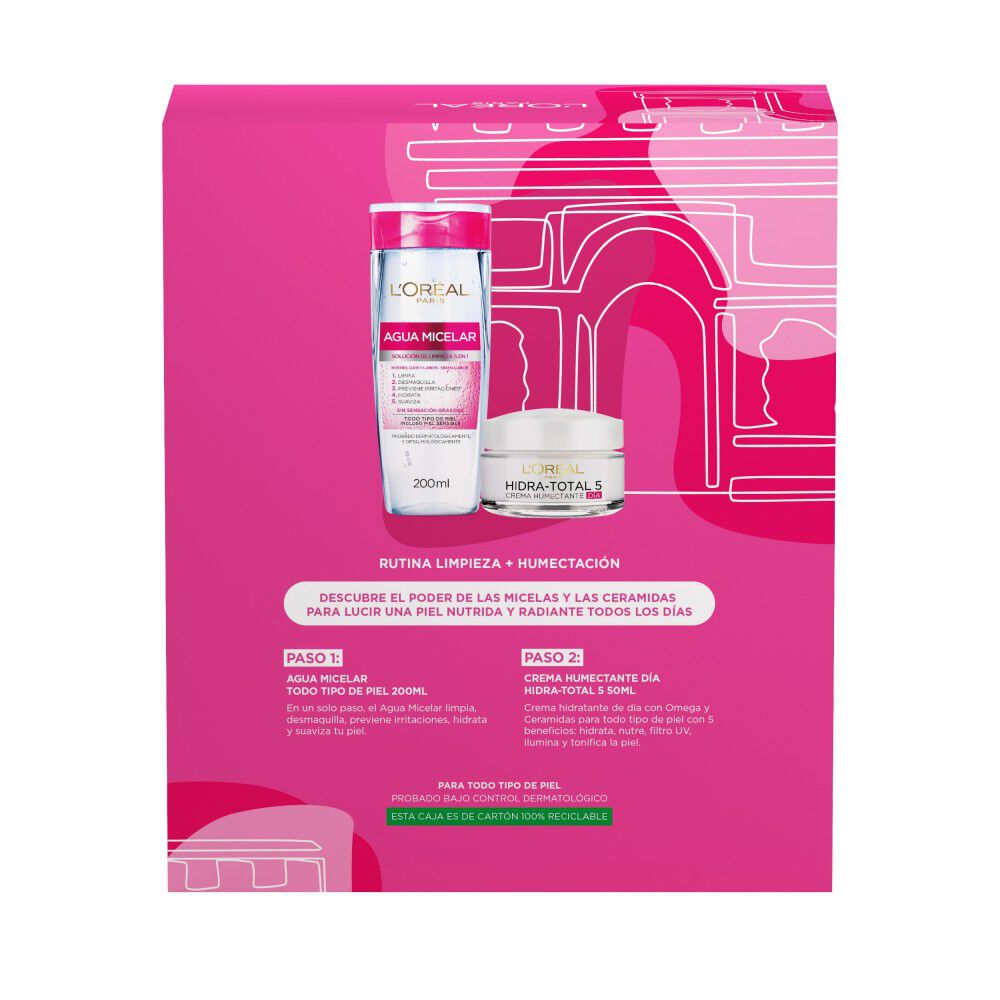 Hidra-Total-5-Crema-Humectante-Día-50-mL-+-Agua-Micelar-200-mL-imagen-2