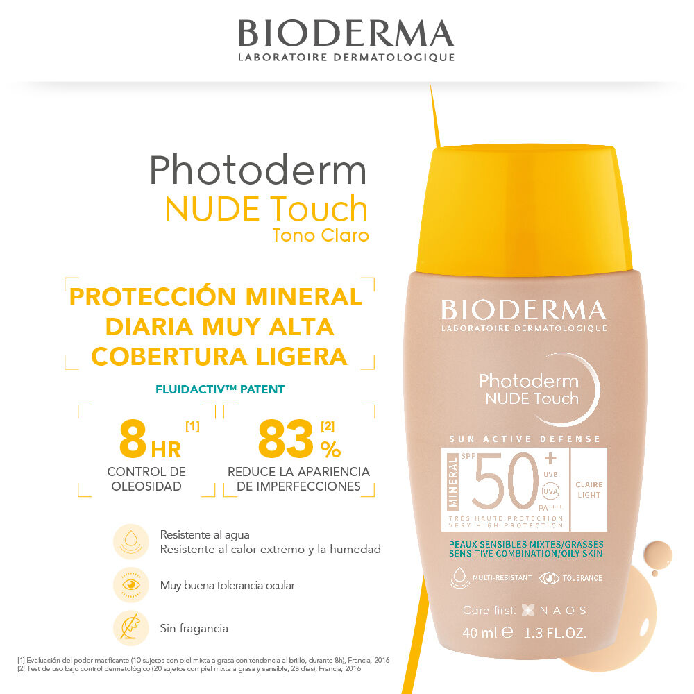 Photoderm-nude-50+-para-pieles-mixtas-y-grasas.-Tono-Claro-40-ml-imagen-2