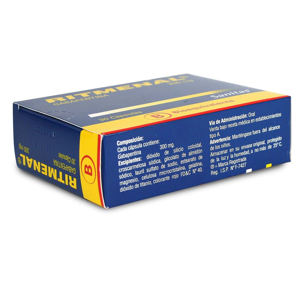 Ritmenal-Gabapentina-300-mg-30-Cápsulas-imagen-2