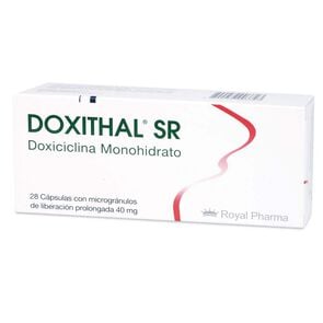 Doxithal-SR-Doxiciclina-40-mg-28-Cápsulas-imagen