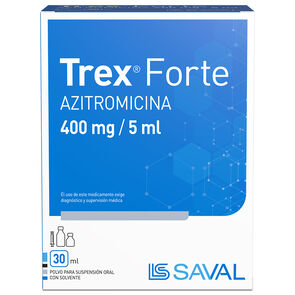 Trex-Forte-Azitromicina-400-mg-/-5-mL-Suspensión-Oral-con-Solvente-30-mL-imagen