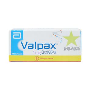 Valpax-Clonazepam-1-mg-30-Comprimidos-imagen