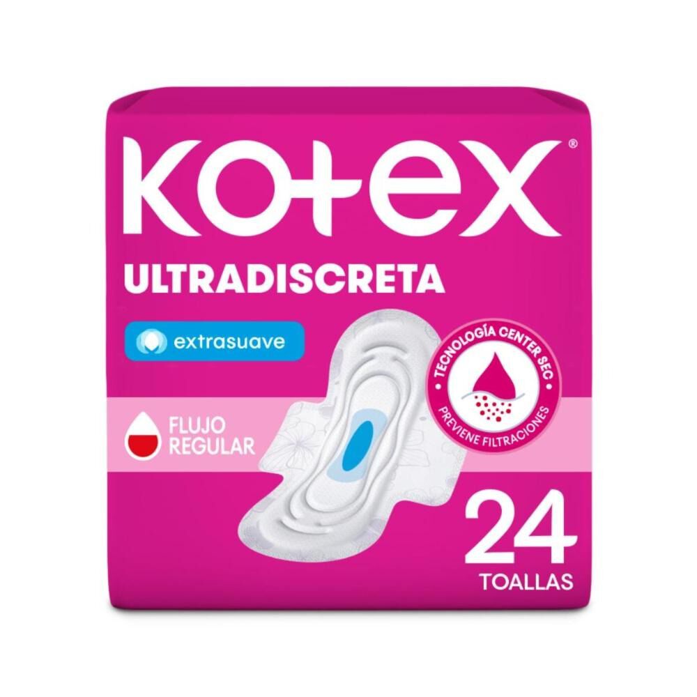Toalla-Higi&eacute;nica-Kotex-Ultradiscreta-Suave-24-un-imagen-1