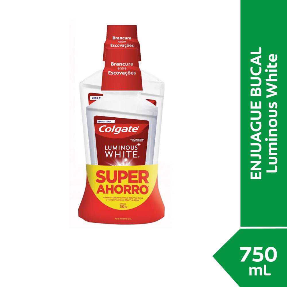 Pack-Luminous-White-Enjuague-Bucal-500-mL-+-Enjuague-Bucal-250-mL-imagen-1