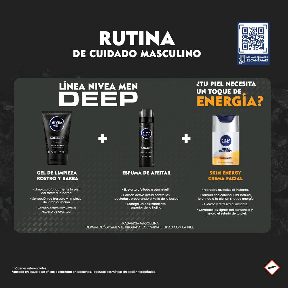 Pack-Men-Deep-Cleansing-Gel-+-Shaving-Foam-+-Skin-Energy-imagen-5