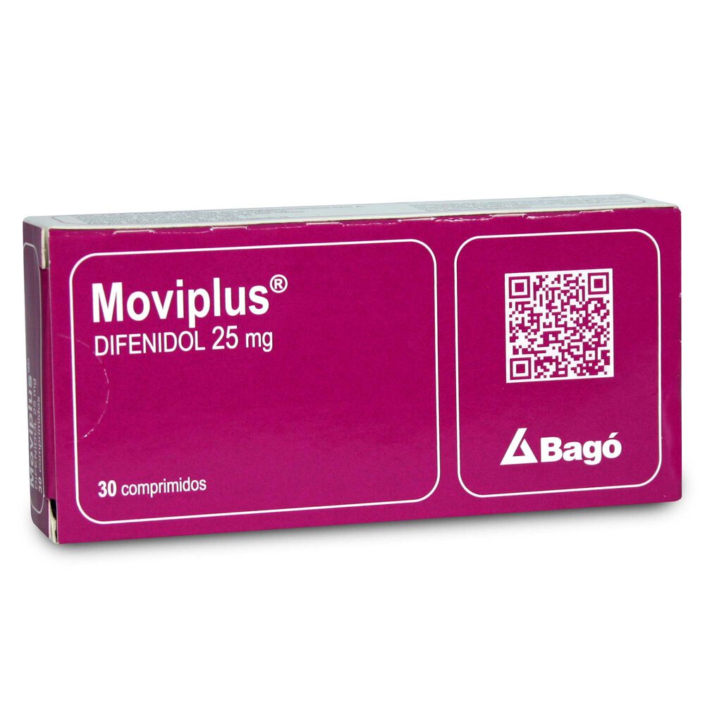 Moviplus-Difenidol-25-mg-30-Comprimidos-imagen-2