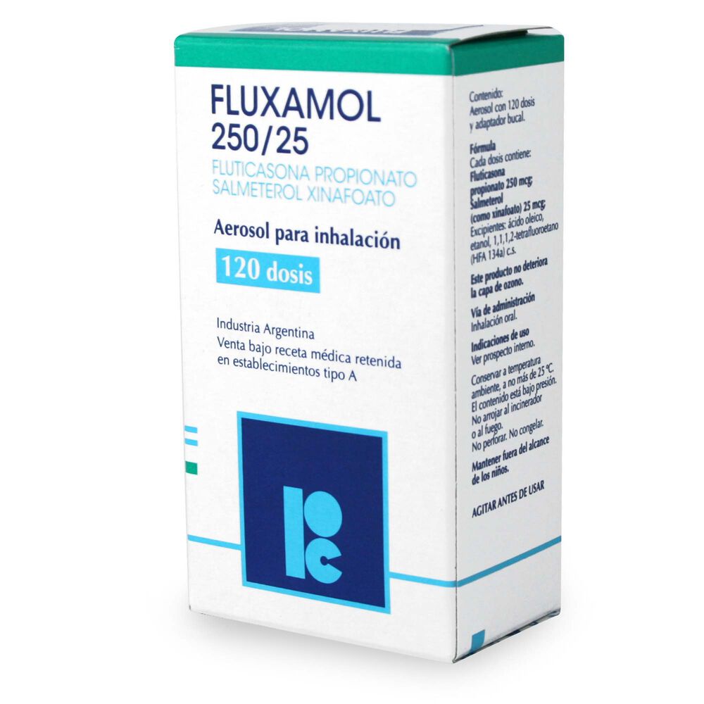 Fluxamol-HFA-Salmeterol-25-mcg-/-DS-Inhalador-Bucal-120-Dosis-imagen-1