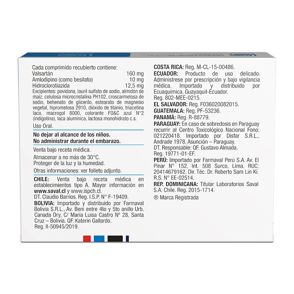 Valaxam-D-160/10/12,5-Valsartan-160-mg-30-Comprimidos-Recubiertos-imagen-2