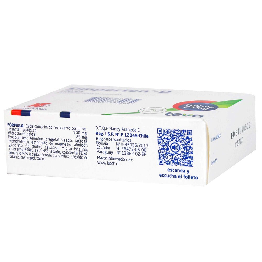 Simperten-D-Losartan-100-mg-30-Comprimidos-Recubierto-imagen-3