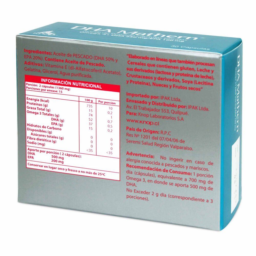 Knop-DHA-Mathen-Epa-250-mg-30-Cápsulas-imagen-2