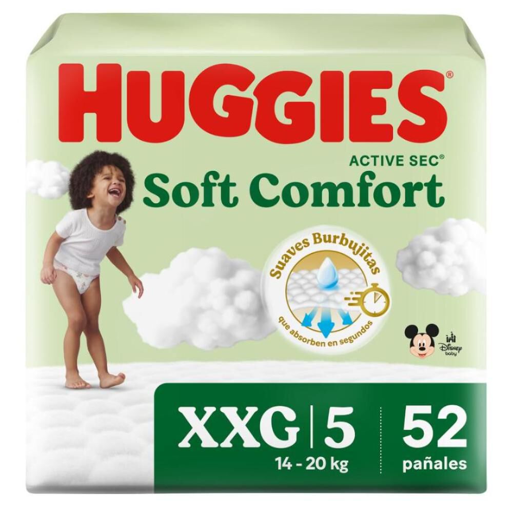 Pa&ntilde;ales-Huggies-Soft-Comfort-5/XXG-52-Un-imagen-1