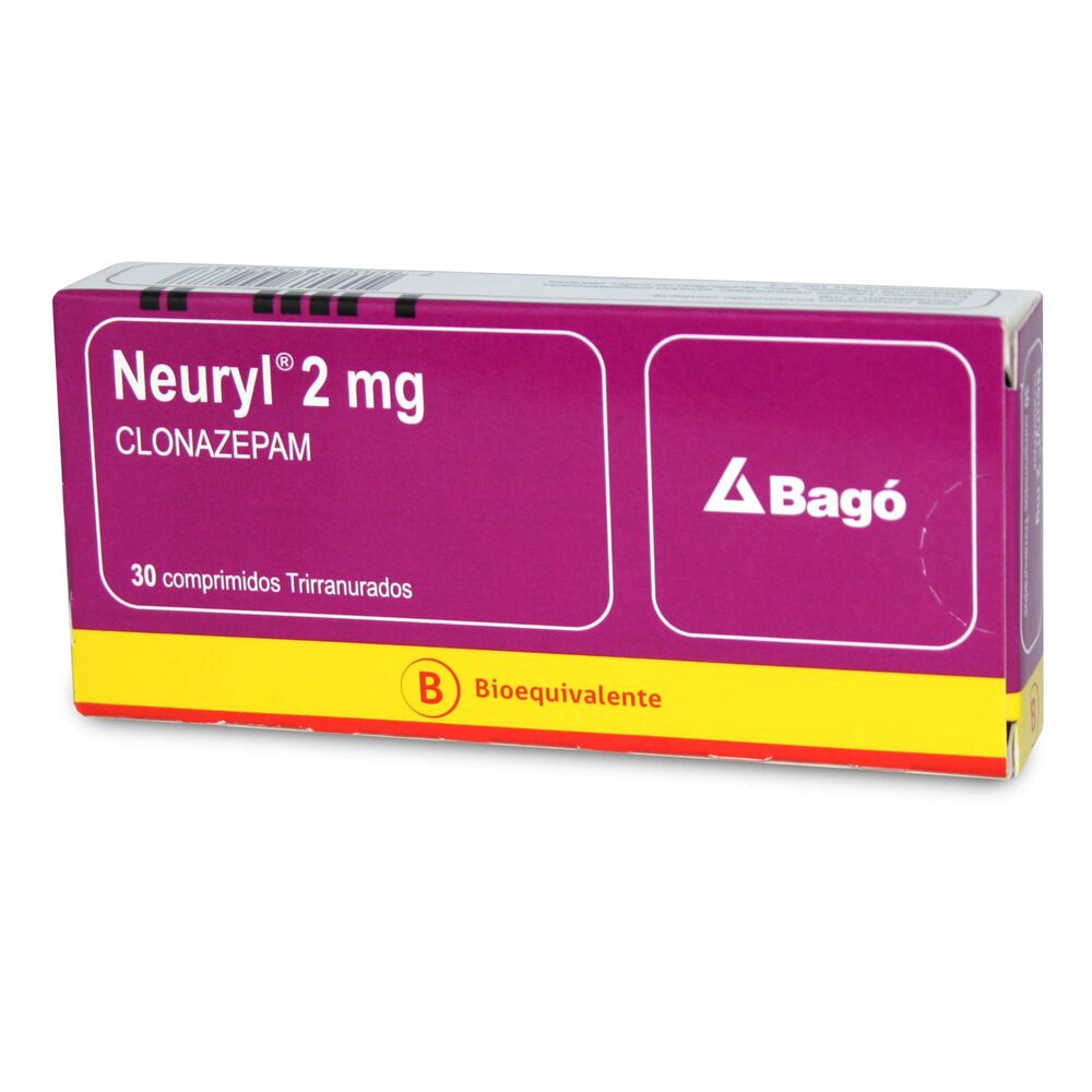 Neuryl-Clonazepam-2-mg-30-Comprimidos-Triranurados-imagen-1