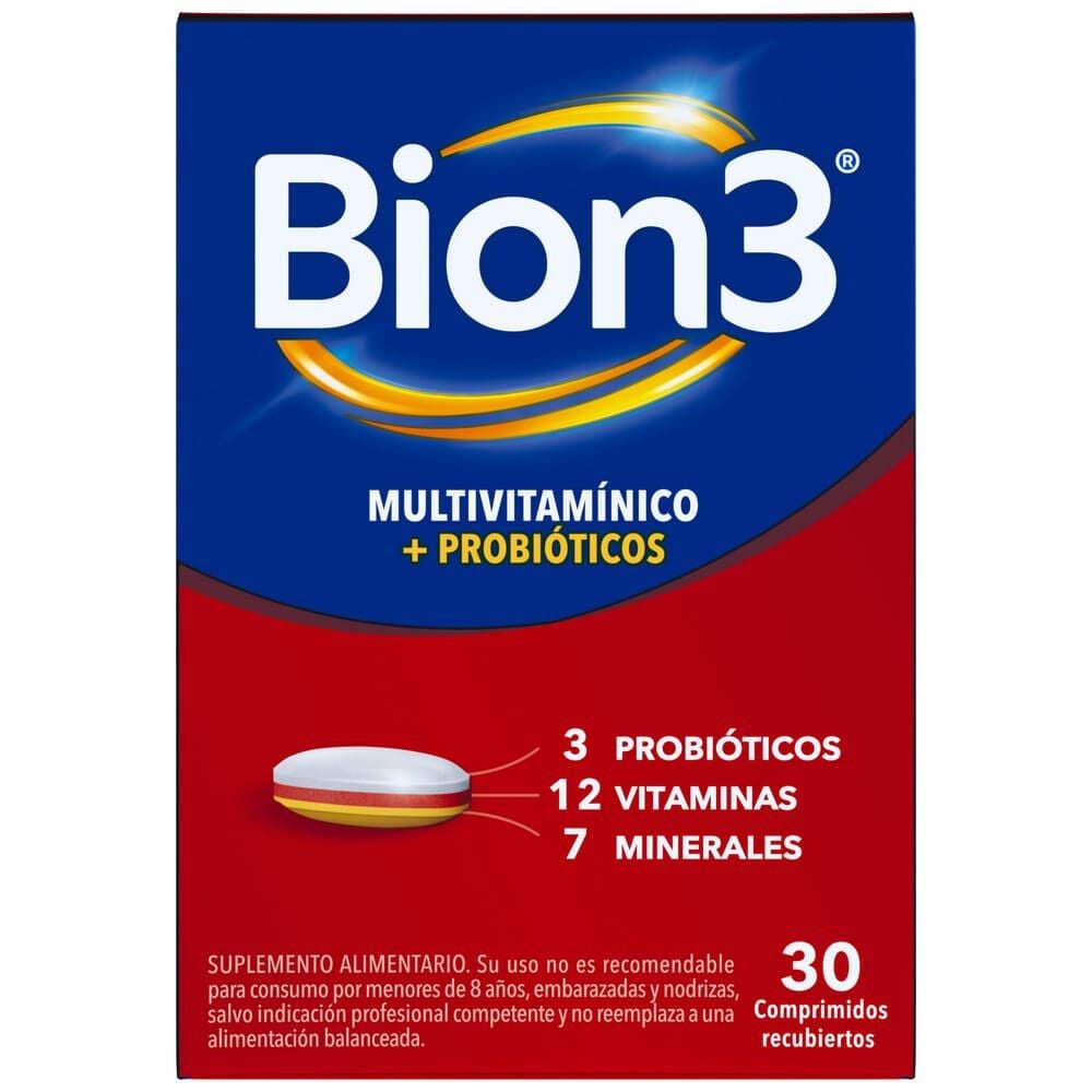 Bion-3-Multivitamínico-con-Probióticos-30-Comprimidos-imagen-1