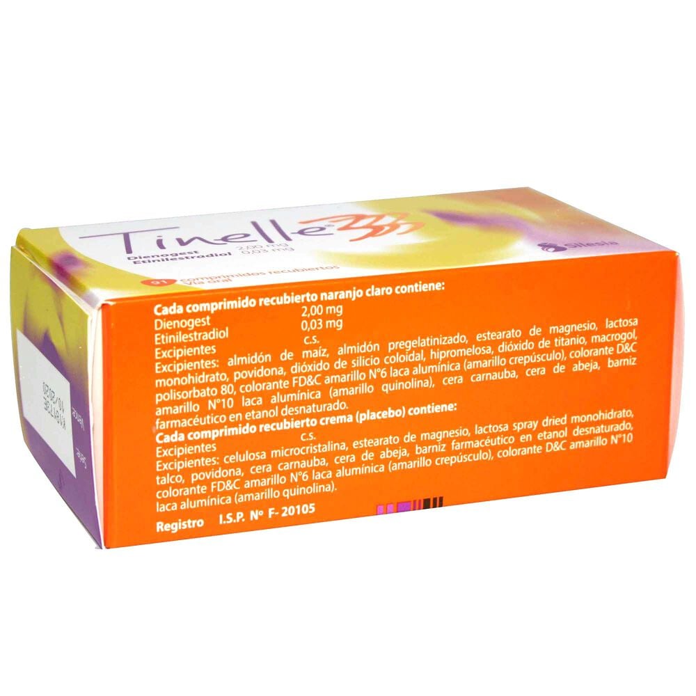 Tinelle-3-Dienogest-2-mg-Etinilestradiol-0,03-mg-91-Comprimidos-Recubiertos-imagen-2