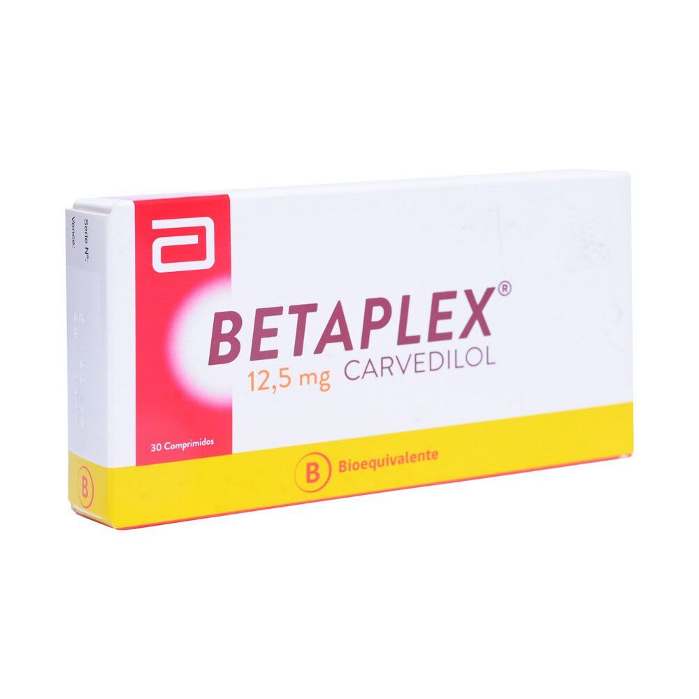 Betaplex-Carvedilol-12,50-mg-30-Comprimidos-imagen-2