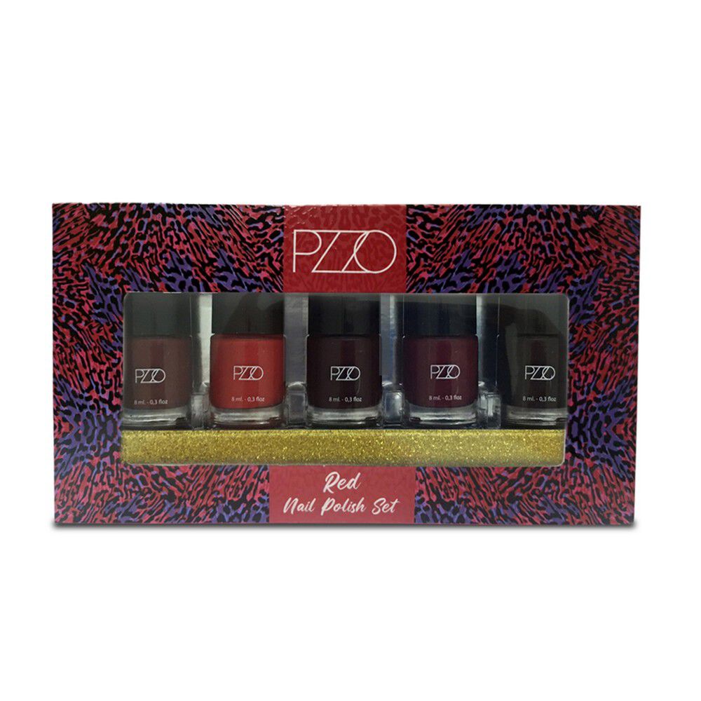 Set-Uñas-Nail-Polish-Red-imagen-1