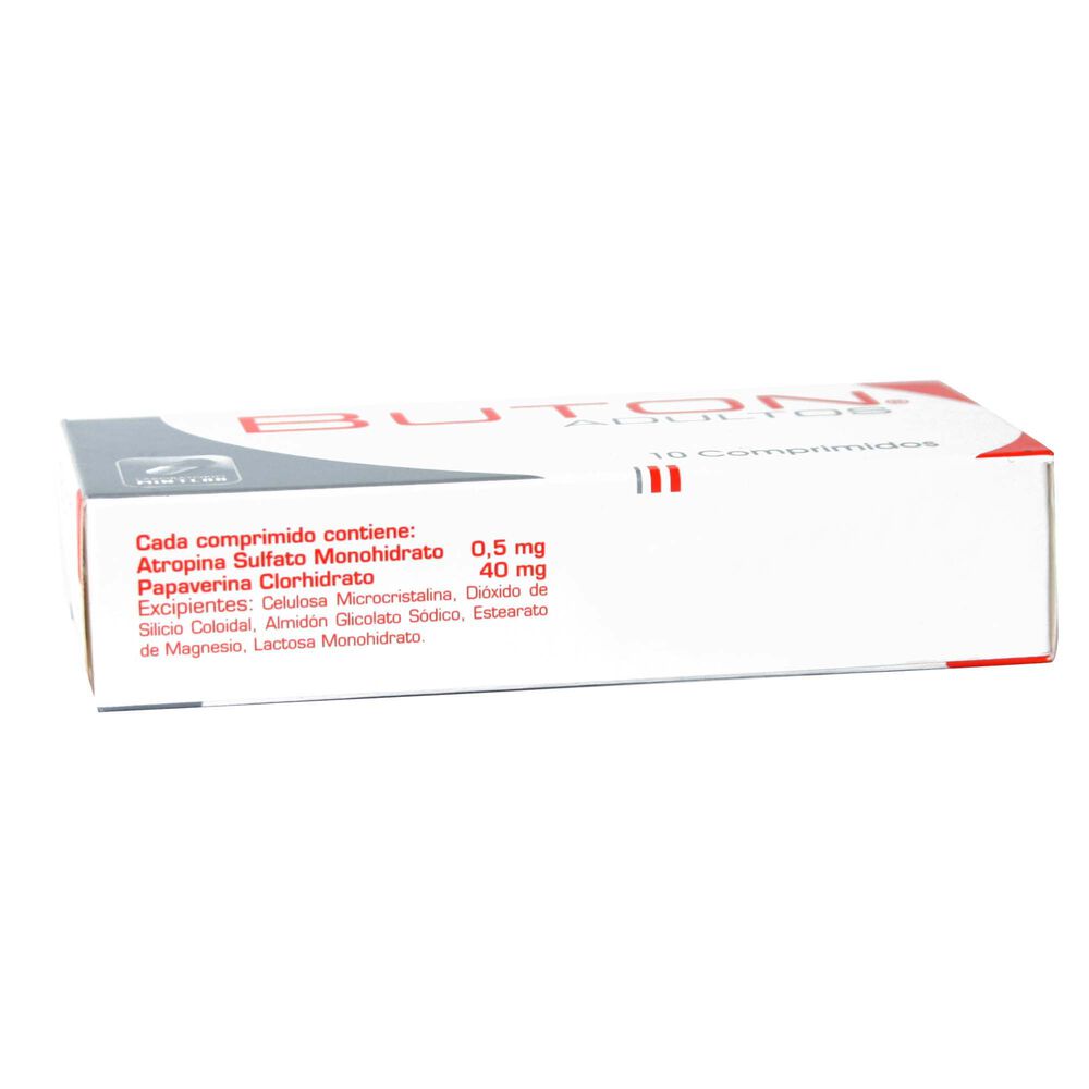 Buton-Papaverina-40-mg-10-Comprimidos-imagen-2