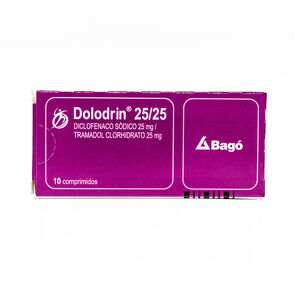Dolodrin-Diclofenaco-25-Mg-/-Tramadol-25-Mg-10-Comprimidos-imagen