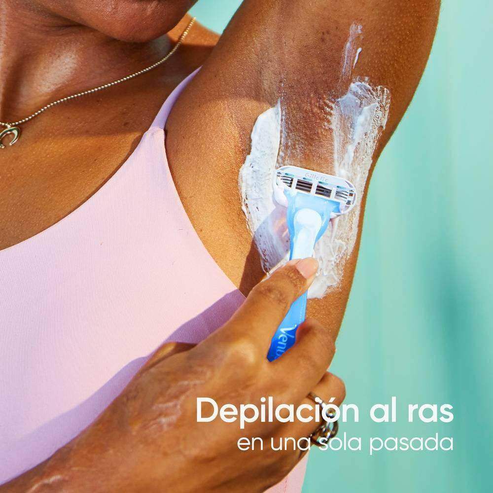 Venus-Oceana-Maquina-de-Afeitar-Desechable-3-Hojas-con-Aloe-Mujer-X2-imagen-3