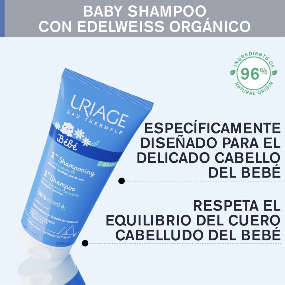 Shampoo-Beb&eacute;-1st-Baby-Skincare-200ml-Uriage-imagen-2
