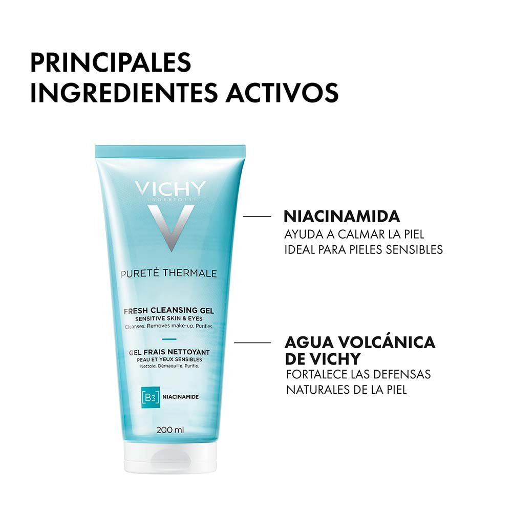 Puret&eacute;-Thermale-Gel-Limpiador-Fresco-200ml-imagen-3