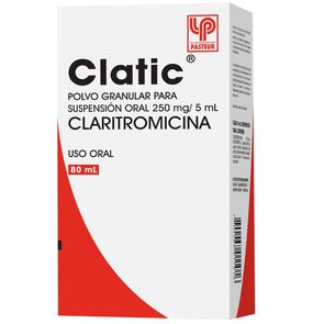 Clatic-Claritromicina-250-mg-/5-mL-Suspensión-Oral-80-mL-imagen