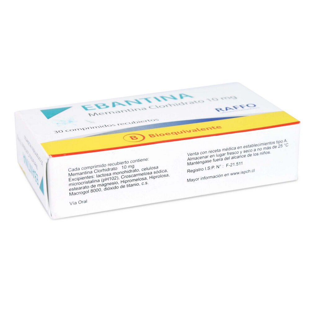 Ebantina-Memantina-10-mg-30-Comprimidos-imagen-2